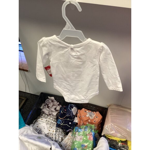 Holiday Time Baby Girls' Christmas Long Sleeve Bodysuit 0 - 3 Months - Picture 3 of 3